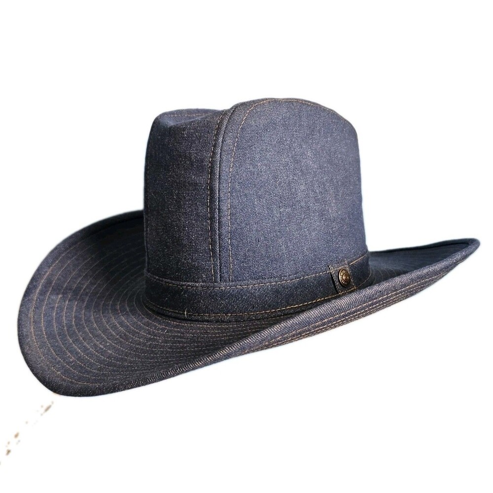 Vintage Levi's Strauss Denim Cowboy Western Rodeo Hat USA Made